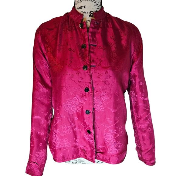 Chico's reversible quilted silk jacket. Size XS/4 ( Chico's 0) - Picture 4 of 10